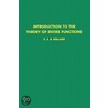 Introduction to the theory of entire functions door Holland