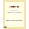 Malbone (Webster''s Spanish Thesaurus Edition) door Inc. Icon Group International