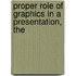 Proper Role of Graphics in a Presentation, The
