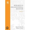 Research in Organizational Behavior, Volume 22 door R.I. Sutton
