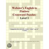 Webster''s English to Pimbwe Crossword Puzzles door Inc. Icon Group International