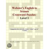 Webster''s English to Sranan Crossword Puzzles door Inc. Icon Group International