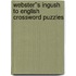Webster''s Ingush to English Crossword Puzzles
