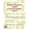 Webster''s Kaurna to English Crossword Puzzles by Inc. Icon Group International