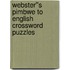 Webster''s Pimbwe to English Crossword Puzzles