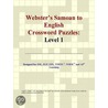 Webster''s Samoan to English Crossword Puzzles door Inc. Icon Group International