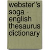 Webster''s Soga - English Thesaurus Dictionary door Inc. Icon Group International
