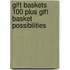 Gift Baskets 100 Plus Gift Basket Possibilities
