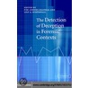 The Detection of Deception in Forensic Contexts door Onbekend