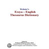 Webster''s Erzya - English Thesaurus Dictionary by Inc. Icon Group International