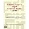 Webster''s Faroese to English Crossword Puzzles door Inc. Icon Group International