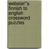 Webster''s Finnish to English Crossword Puzzles door Inc. Icon Group International