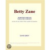 Betty Zane (Webster''s French Thesaurus Edition) door Inc. Icon Group International