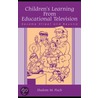 Children''s Learning From Educational Television door Shalom M. Fisch