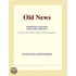 Old News (Webster''s Japanese Thesaurus Edition)