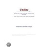Undine (Webster''s Portuguese Thesaurus Edition) by Inc. Icon Group International