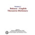 Webster''s Bukusu - English Thesaurus Dictionary