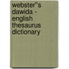 Webster''s Dawida - English Thesaurus Dictionary door Inc. Icon Group International