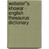Webster''s Khowar - English Thesaurus Dictionary