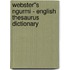 Webster''s Ngurmi - English Thesaurus Dictionary