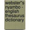 Webster''s Nyambo - English Thesaurus Dictionary by Inc. Icon Group International