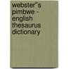 Webster''s Pimbwe - English Thesaurus Dictionary by Inc. Icon Group International