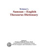 Webster''s Samoan - English Thesaurus Dictionary door Inc. Icon Group International