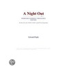 A Night Out (Webster''s German Thesaurus Edition) door Inc. Icon Group International