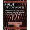A-plus Study Notes Cfa 2007 Level I Certification by Cfa 