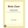 Betty Zane (Webster''s Spanish Thesaurus Edition) door Inc. Icon Group International