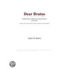Dear Brutus (Webster''s French Thesaurus Edition) door Inc. Icon Group International
