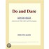 Do and Dare (Webster''s French Thesaurus Edition)