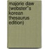 Majorie Daw (Webster''s Korean Thesaurus Edition)
