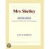 Mrs Shelley (Webster''s French Thesaurus Edition)