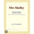 Mrs Shelley (Webster''s Korean Thesaurus Edition)