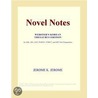 Novel Notes (Webster''s Korean Thesaurus Edition) door Inc. Icon Group International