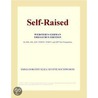 Self-Raised (Webster''s German Thesaurus Edition) by Inc. Icon Group International