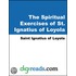 The Spiritual Exercises of St. Ignatius of Loyola