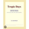 Tropic Days (Webster''s French Thesaurus Edition) door Inc. Icon Group International