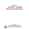 Webster''s Abenaki - English Thesaurus Dictionary door Inc. Icon Group International