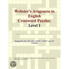 Webster''s Aragonese to English Crossword Puzzles door Inc. Icon Group International