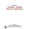 Webster''s Gurbani - English Thesaurus Dictionary by Inc. Icon Group International