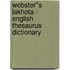 Webster''s Lakhota - English Thesaurus Dictionary