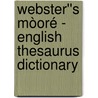 Webster''s Mòoré - English Thesaurus Dictionary by Inc. Icon Group International