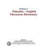 Webster''s Pakanha - English Thesaurus Dictionary door Inc. Icon Group International
