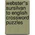 Webster''s Sursilvan to English Crossword Puzzles