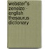 Webster''s Zeneize - English Thesaurus Dictionary
