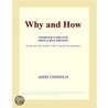 Why and How (Webster''s French Thesaurus Edition) by Inc. Icon Group International