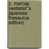 Z. Marcas (Webster''s Japanese Thesaurus Edition)