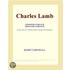 Charles Lamb (Webster''s French Thesaurus Edition)